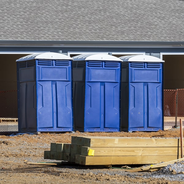 is there a specific order in which to place multiple portable restrooms in Fort Yates North Dakota